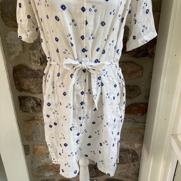 Xirena Cotton V Neck Short Sleeve Mini Dress $253 Womens Extra Small - Picture 5 of 12